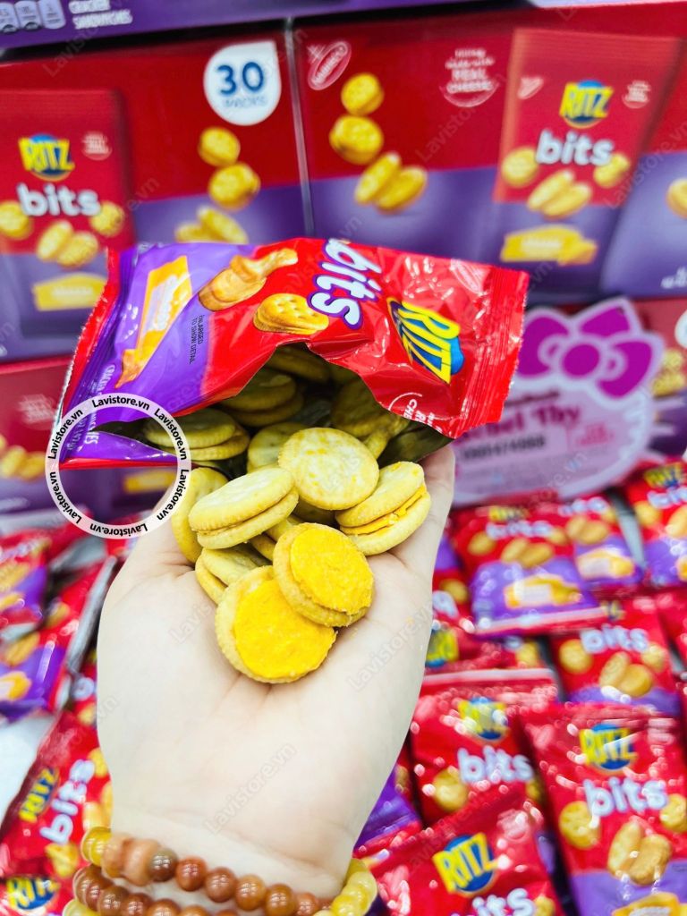 (10/2024) Bánh Nabisco Ritz Bits Cheese 30 gói x 28gr