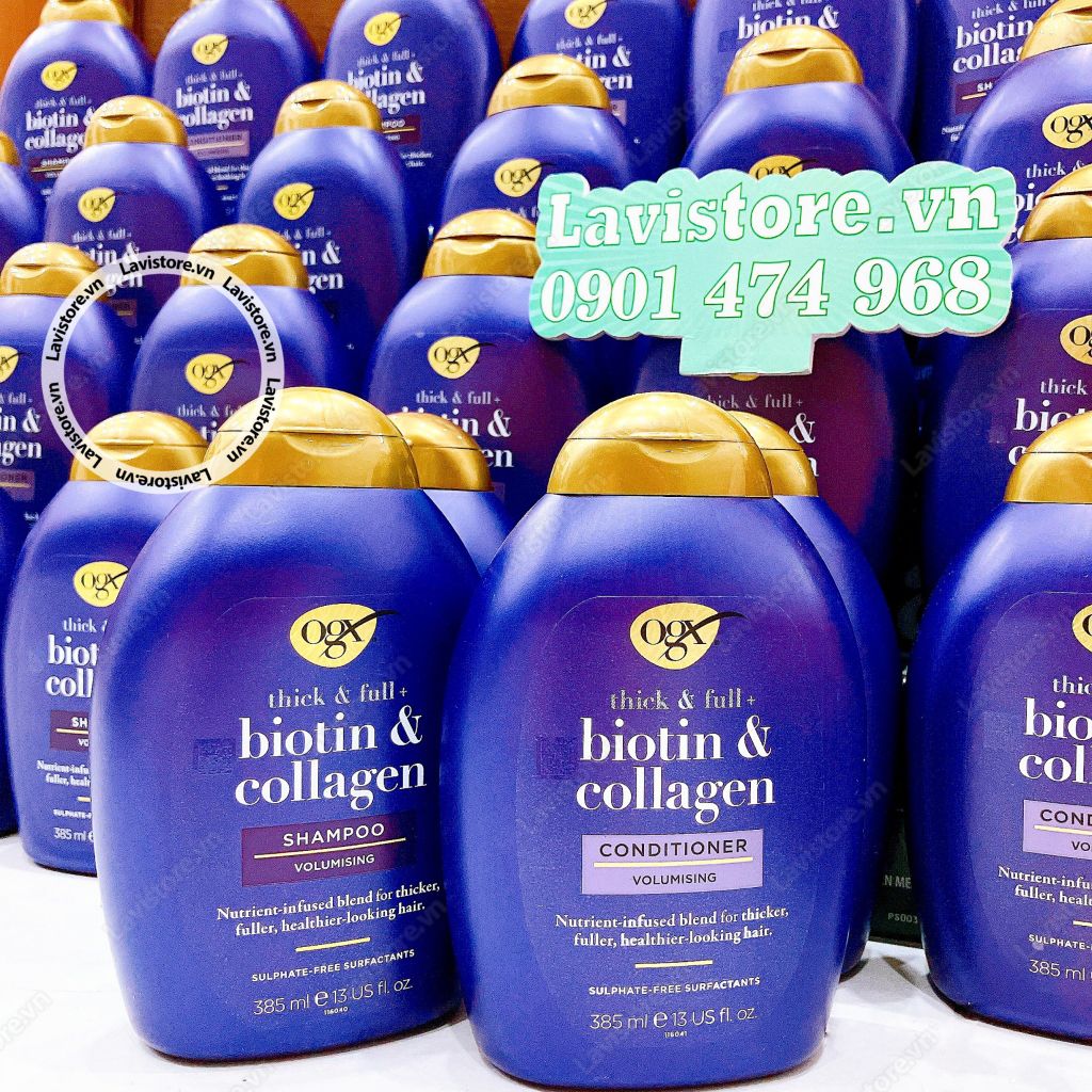 (09/2026) Cặp gội xả BIOTIN TÍM 385mlx2