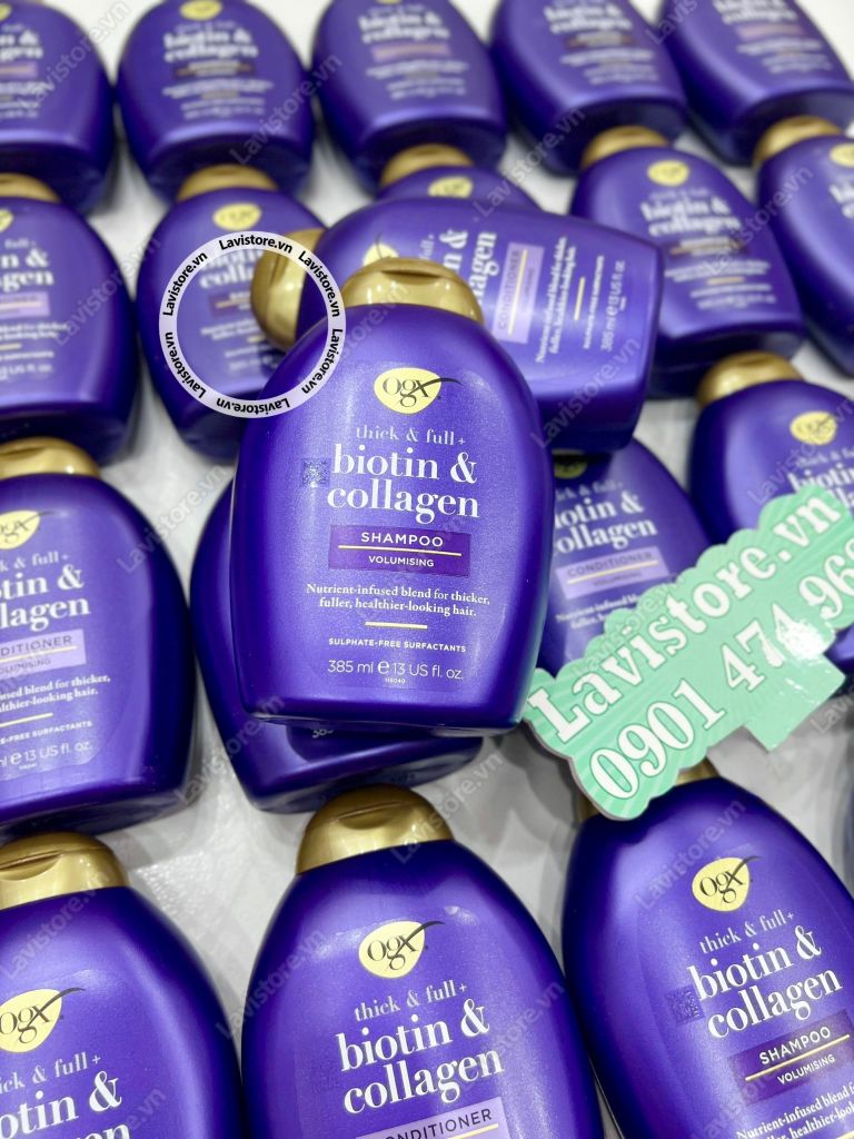 (09/2026) Cặp gội xả BIOTIN TÍM 385mlx2