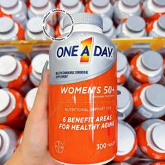 (06- 09/2025) One A Day for Women 50+ 300v MẪU MỚI