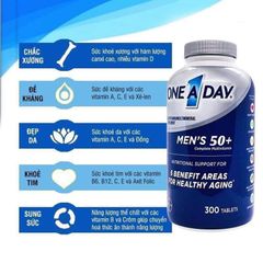 (06- 09/2025) One A Day for Women 50+ 300v MẪU MỚI