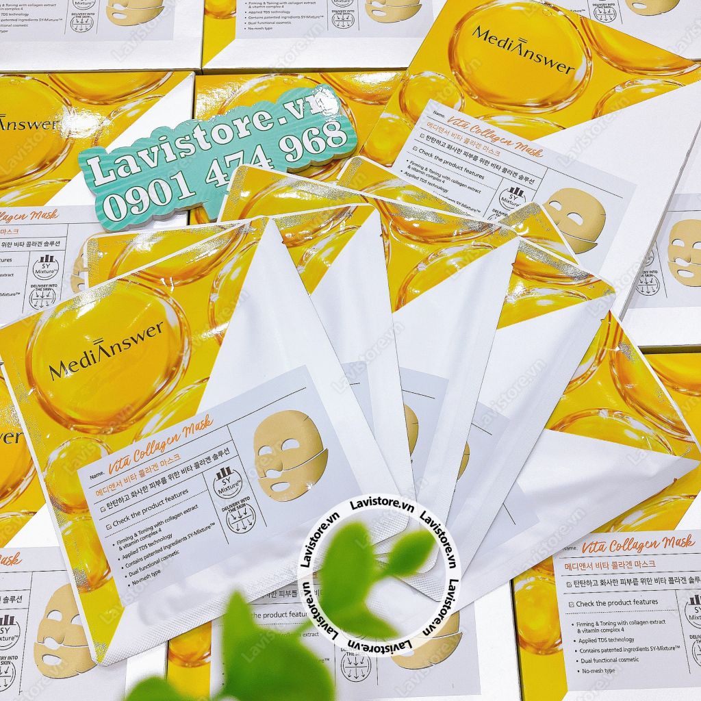 (03/2026) Mặt nạ thạch Medianswer Vita Collagen Mask 5 miếng