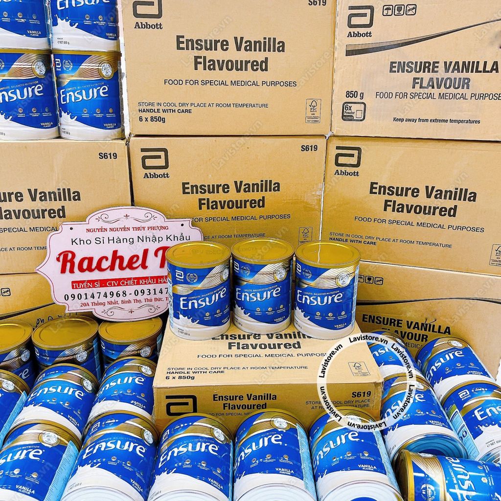 (10/2025 - 1/2026) Sữa bột Ensure ÚC 850g
