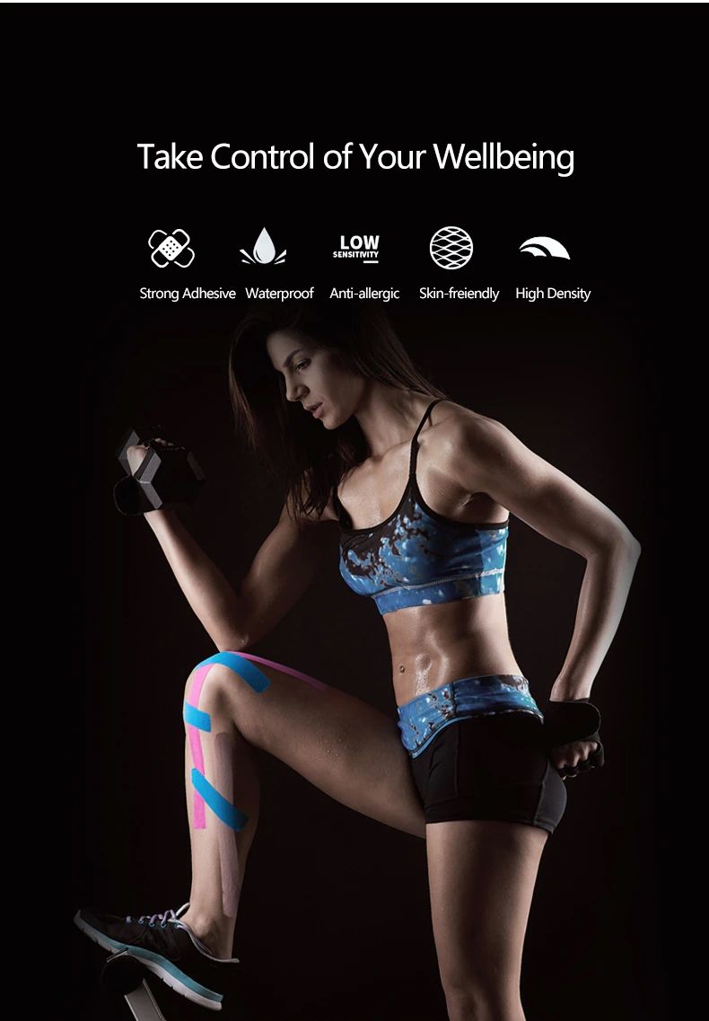  BĂNG DÁN CƠ AONIJIE KINESIOLOGY TAPE E4402 CUỘN 5CMx5M 