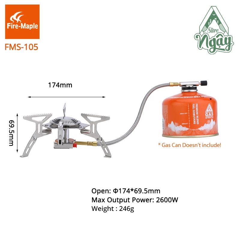  BẾP GAS DÃ NGOẠI FIRE MAPLE FMS-105 