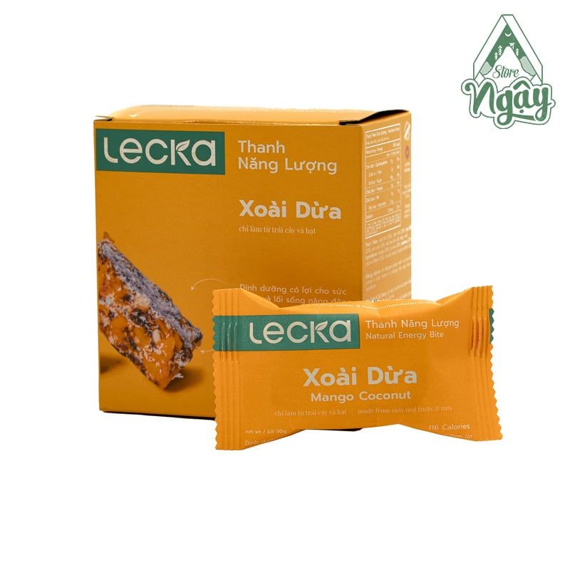  THANH NĂNG LƯỢNG LECKA NATURAL ENERGY BITE 