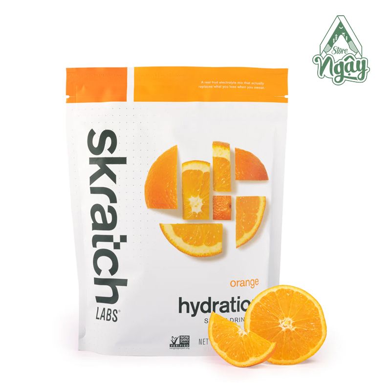  BỘT NĂNG LƯỢNG ĐIỆN GIẢI SKRATCHLABS HYDRATION DRINK MIX GÓI LỚN 20 SERVINGS 440g 