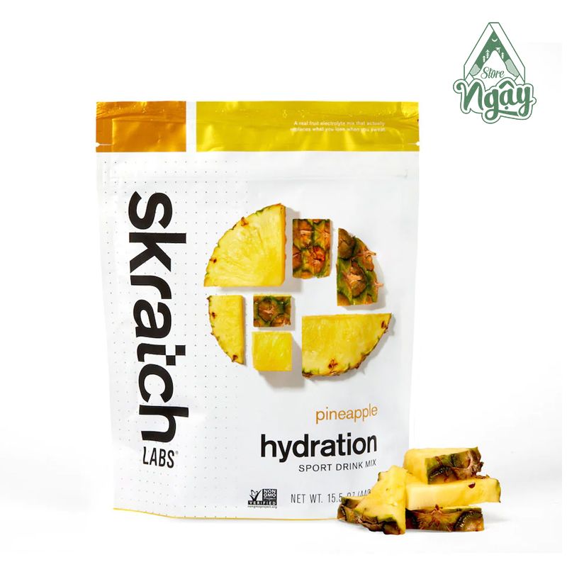  BỘT NĂNG LƯỢNG ĐIỆN GIẢI SKRATCHLABS HYDRATION DRINK MIX GÓI LỚN 20 SERVINGS 440g 