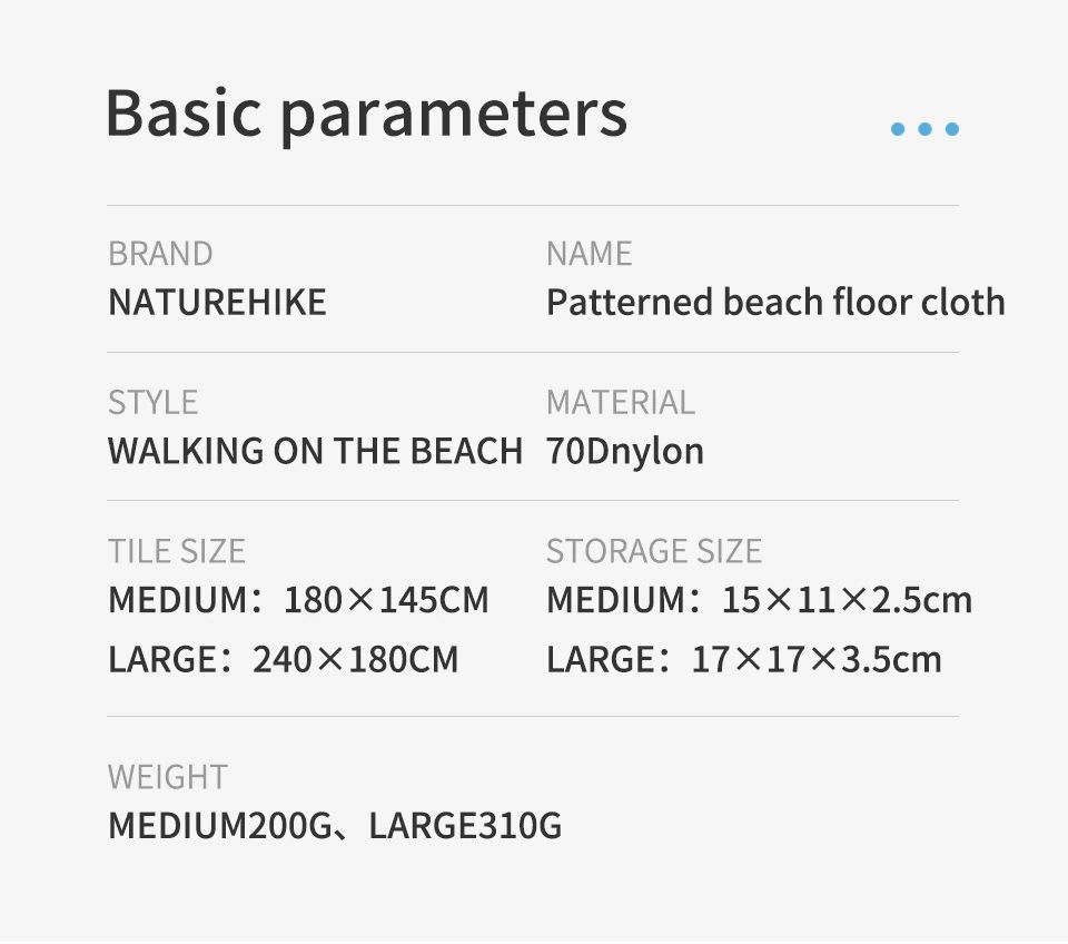  THẢM DÃ NGOẠI NATUREHIKE NH21FCD03 