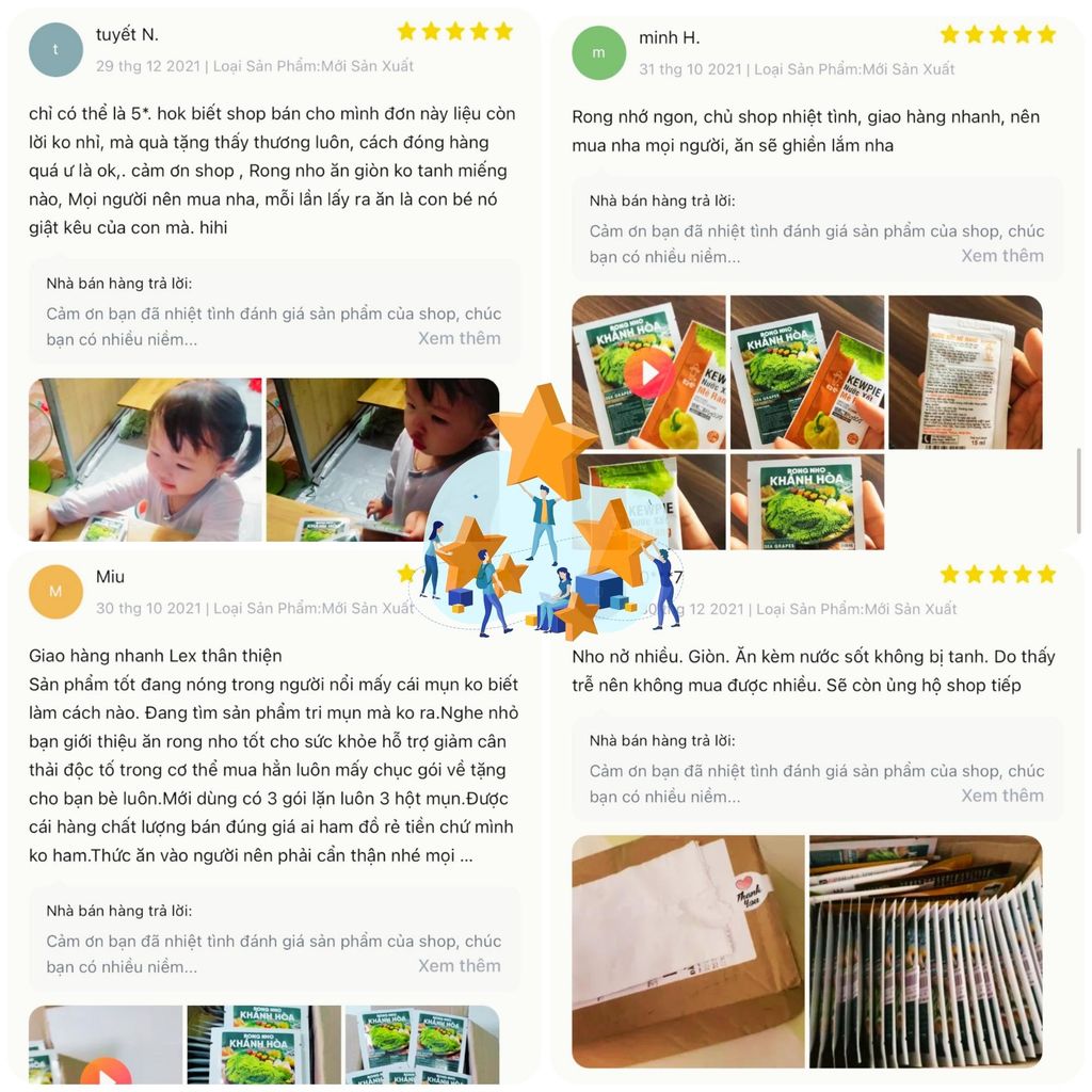 Rong Nho Tách Nước Khánh Hòa | 100G