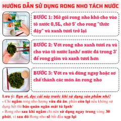 Rong Nho Tách Nước Khánh Hòa | 100G