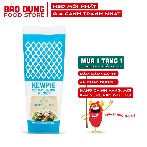 Xốt Mayonnaise Dịu Ngọt Kewpie | 130G