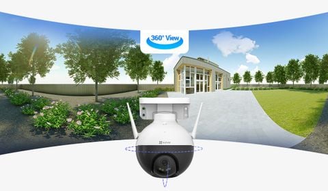 CAMERA EZVIZ C8W - CAMERA WIFI QUAY NGANG & DỌC 2K+ - HÀNG CHÍNH HÃNG