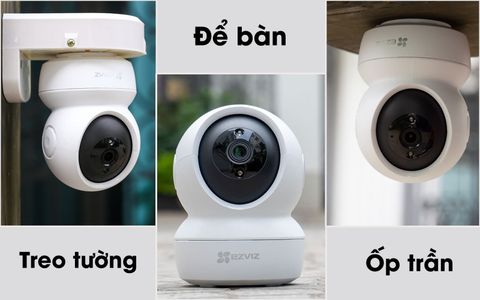 CAMERA WIFI THÔNG MINH EZVIZ C6N 4MP - XOAY 360 ĐỘ, ĐÀM THOẠI 2 CHIỀU - HÀNG CHÍNH HÃNG