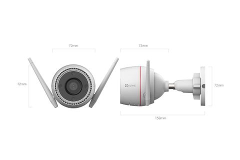 CAMERA EZVIZ C3TN 3MP - ĐÀM THOẠI 2 CHIỀU, FULL COLOR - HÀNG CHÍNH HÃNG