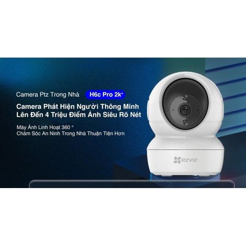 Camera wifi ezviz H6c Pro 4M xoay 360 độ , gọi video call , có màu ban đêm