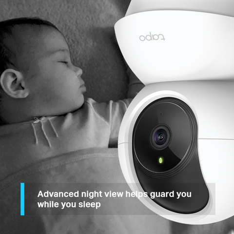 Camera Wi-Fi TPlink Tapo C200 - Quay 360º - Đàm thoại 2 chiều - Phát hiện chuyển động