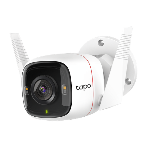 Camera Wi-Fi TPlink Tapo C320WS - 2K sắc nét- tích hợp âm thanh và còi báo động - Công nghệ nhìn đêm mới rõ nét