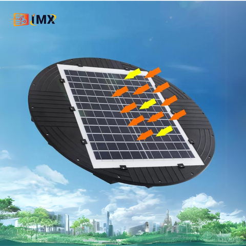 Đèn Năng Lượng Mặt Trời IMX Mẫu UFO 3 hàng 600W