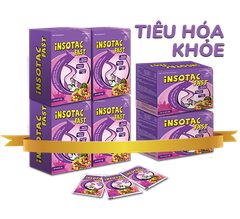 INSOTAC FAST - TIÊU HÓA KHỎE -  MUA 5 TẶNG 2