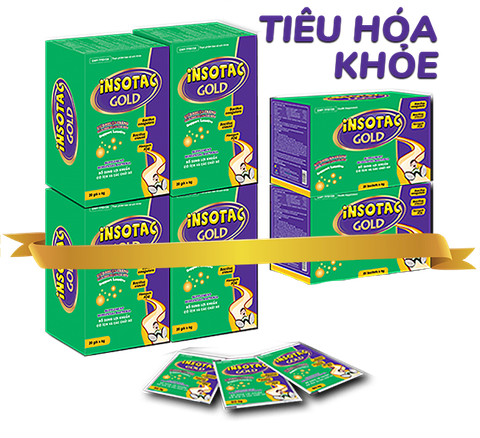 INSOTAC GOLD - TIÊU HÓA KHỎE -  MUA 5 TẶNG 2