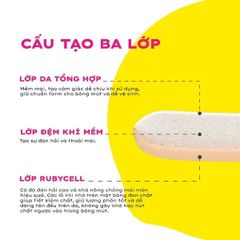 Bộ 3 Bông Phấn Tán Nền Lemonade Cushion Puff Set (3pcs)
