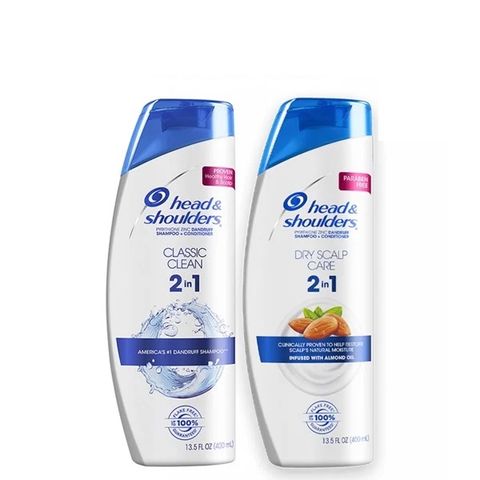 Dầu Gội Xả Head & Shoulders Pure Sport 2in1 Dandruff Shampoo + Conditioner For Men 400ml