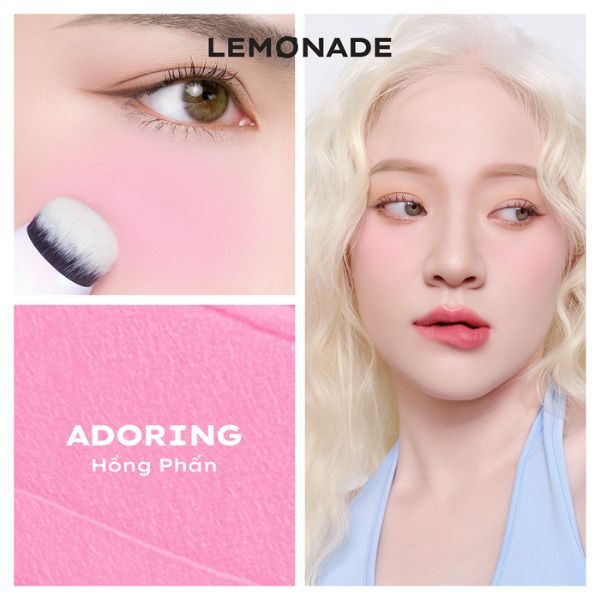 Má Hồng Dạng Kem Mịn Lì 2 Đầu Lemonade Perfect Couple Blush 5 Years