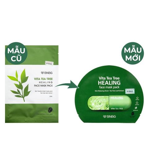 Mặt Nạ Giảm Mụn Chiết Xuất Tràm Trà BNBG Vita Tea Tree Healing Face Mask Pack 30ml