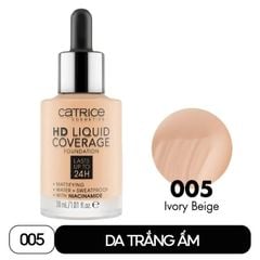 Kem Nền Catrice 24h HD Liquid Coverage Foundation 30ml