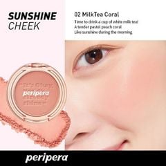 Phấn Má Hồng Peripera Pure Blushed Sunshine Cheek