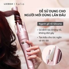 Máy Uốn Tóc Tự Xoay 360 Độ Ion Âm, Không Gây Khô Xơ Tóc Halio Auto Rotating Hair Curler