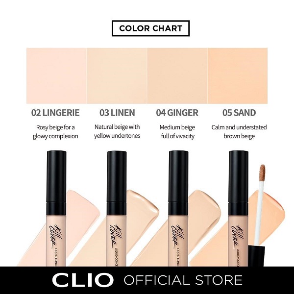 Kem Che Khuyết Điểm Clio Kill Cover Liquid Concealer 7gKem Che Khuyết Điểm  Clio Kill Cover Liquid Concealer 7g – JOLI COSMETIC