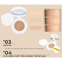 Phấn Nước Kiềm Dầu Lemonade Supermatte Cushion 15g