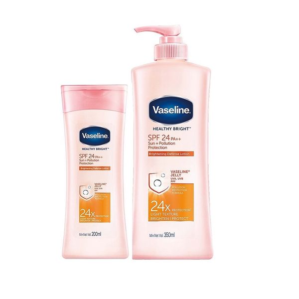 Sữa Dưỡng Thể Chống Nắng Và Sáng Da Vaseline Healthy Bright Sun + Pollution Protection Body Lotion SPF24 PA++