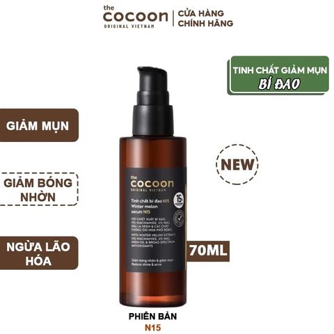 [HÀNG TẶNG] Tinh Chất Bí Đao Giảm Mụn Mờ Thâm Cocoon Winter Melon Serum N15 70ml