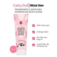 Tẩy Tế Bào Chết Sữa Bò Cathy Doll White Milk Shine Peeling Body Scrub 320ml