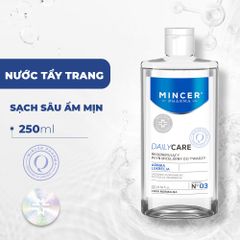 Nước Tẩy Trang Sạch Sâu Ẩm Mịn Mincer Pharma Daily Care Regenerating Micellar Water 250ml
