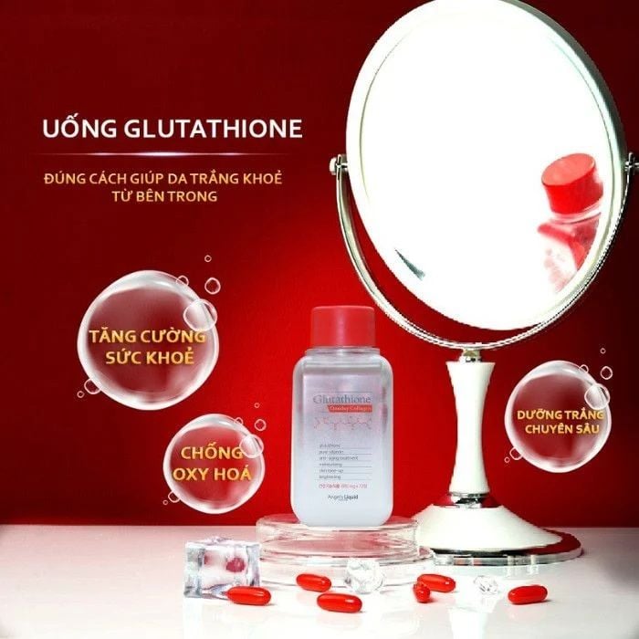 Viên Uống Dưỡng Trắng Angel's Liquid Glutathione Oneday Collagen 72 Viên