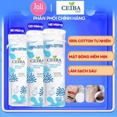 Bông Tẩy Trang Ceiba 100% Chất Liệu Cotton