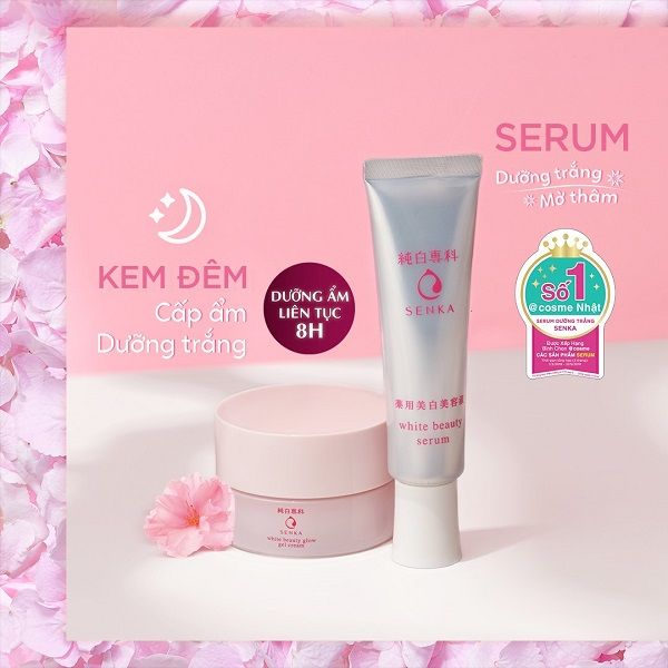 Tinh Chất Dưỡng Sáng Da Mờ Thâm Sạm Senka White Beauty Serum 35g