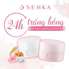 Kem Dưỡng Trắng Da Chống Nắng Ban Ngày Senka White Beauty Glow UV Cream SPF25 PA++ 50g