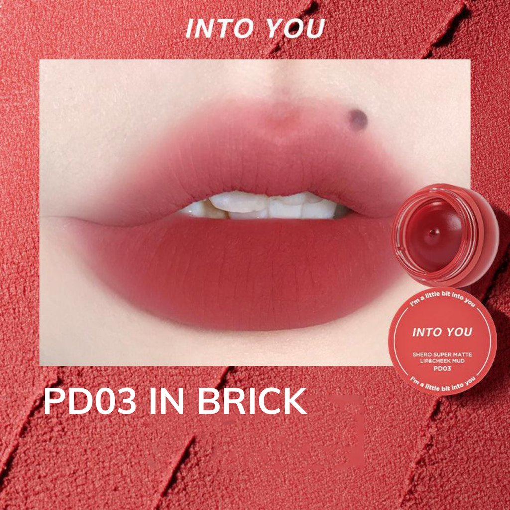 Son Môi Và Má Hồng Into You Shero Super Matte Lip & Cheek Mud 5g