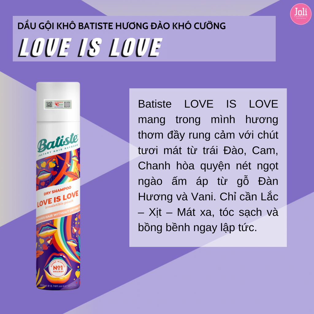 Dầu Gội Khô Batiste Dry Shampoo 200ml