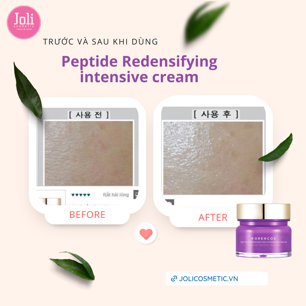 Kem Dưỡng Trắng Da Ban Đêm Forencos Peptide Redensifying Intensive Cream