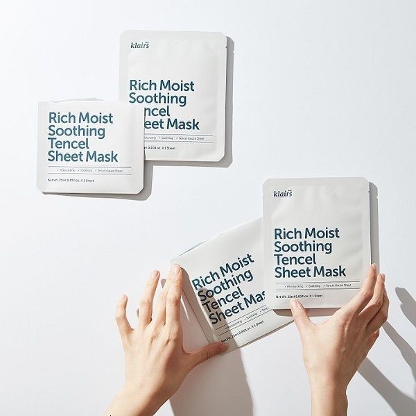 Mặt Nạ Klairs Dưỡng Ẩm & Làm Dịu Da 23ml Rich Moist Soothing Sheet Mask