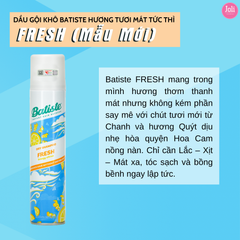 Dầu Gội Khô Batiste Dry Shampoo 200ml