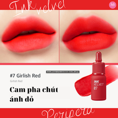 Son Kem Lì Peripera Ink Velvet Lip Tint