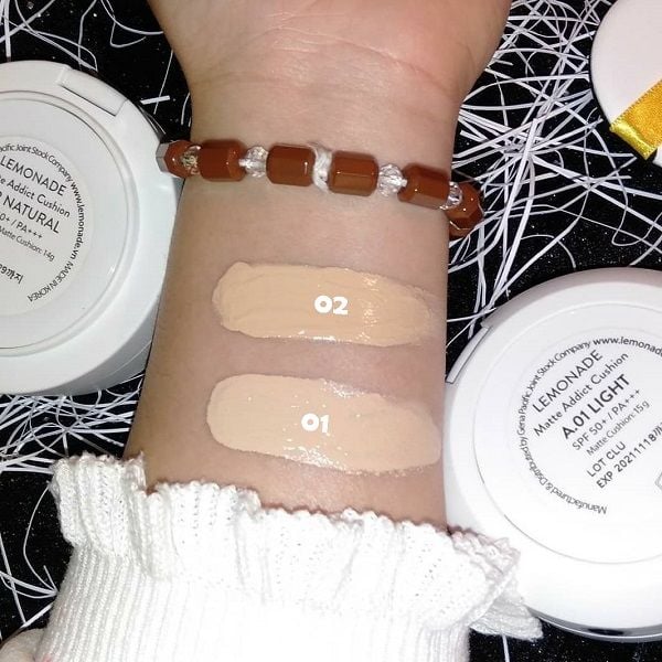 Phấn Nước Kiềm Dầu Lemonade Matte Addict Dual Cushion SPF50+ PA+++