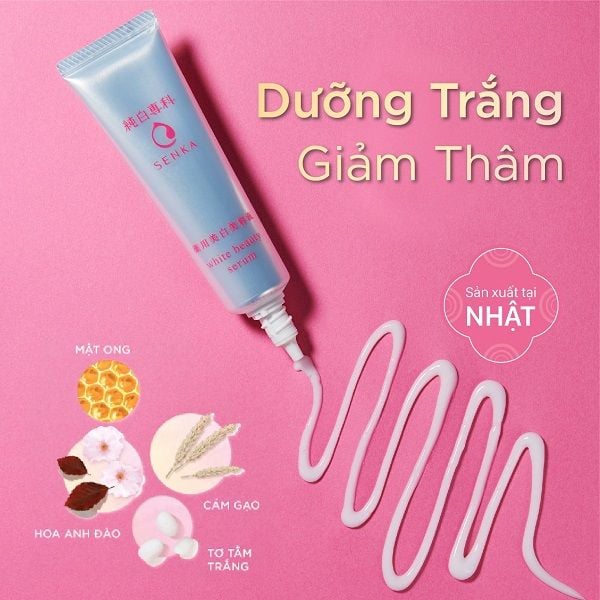 Tinh Chất Dưỡng Sáng Da Mờ Thâm Sạm Senka White Beauty Serum 35g